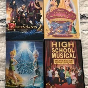 4 Walt Disney's DVD's